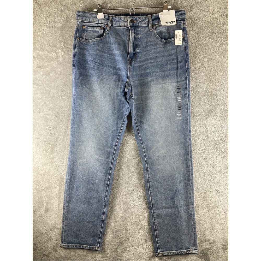 Aeropostale Aero Jeans Men's Size 36x32 Athletic Slim Fit Stretch Blue Denim‎